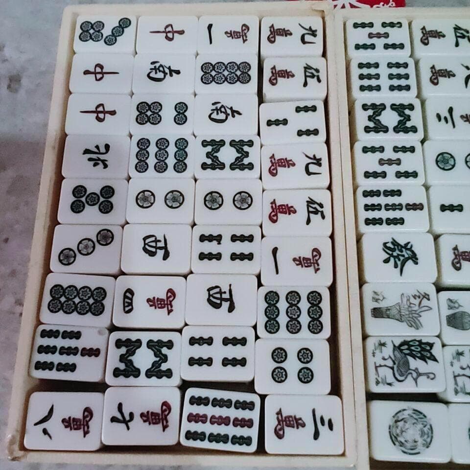 ☆虎牌☆春夏秋冬☆背黒（希少カラー・激レア）麻雀牌