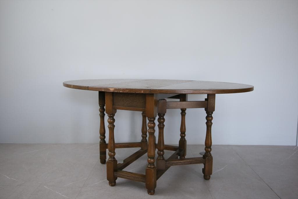 英国アンティークOLD CHARM製ゲートレッグテーブル/ダイニング73-339