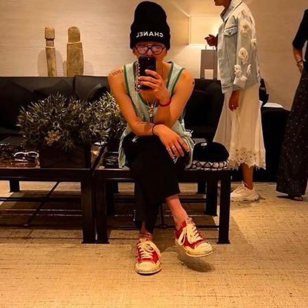 CHANEL 22B スパンコール カシミヤ ビーニー - メルカリ