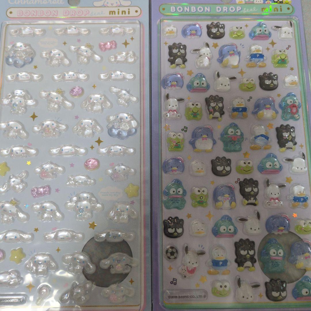 【正規品】サンリオ　ボンボンドロップシール　8枚セット　コンビニ払い不可