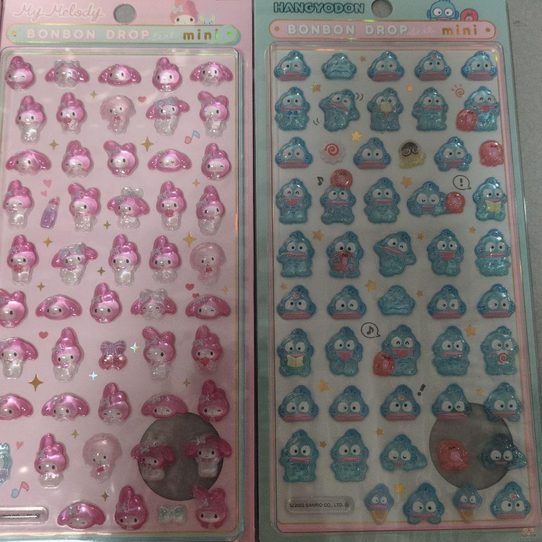 【正規品】サンリオ　ボンボンドロップシール　8枚セット　コンビニ払い不可