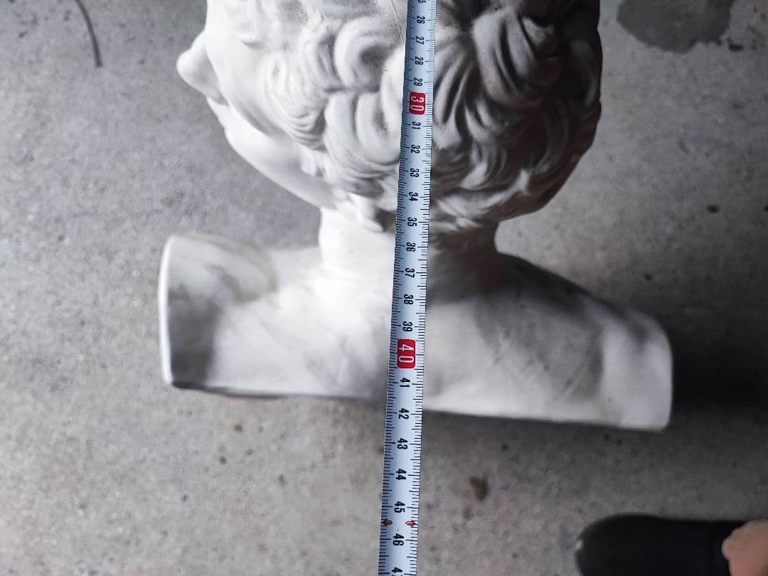 古代ギリシャ風 ホワイトバスト彫刻 石膏像 - メルカリ