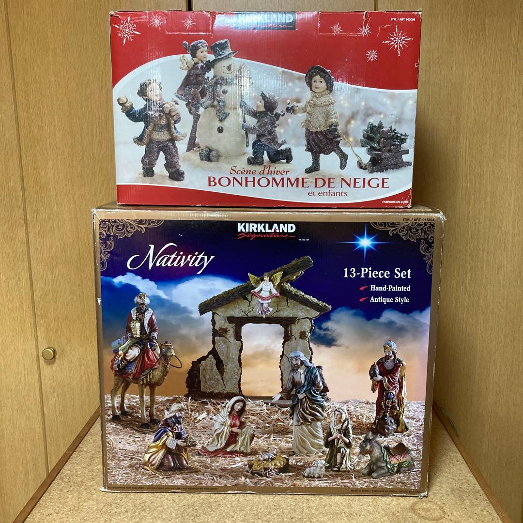 キリスト誕生　スノーマン　オブジェ　カークランド キリスト誕生 スノーマン オブジェ カークランド - メルカリ