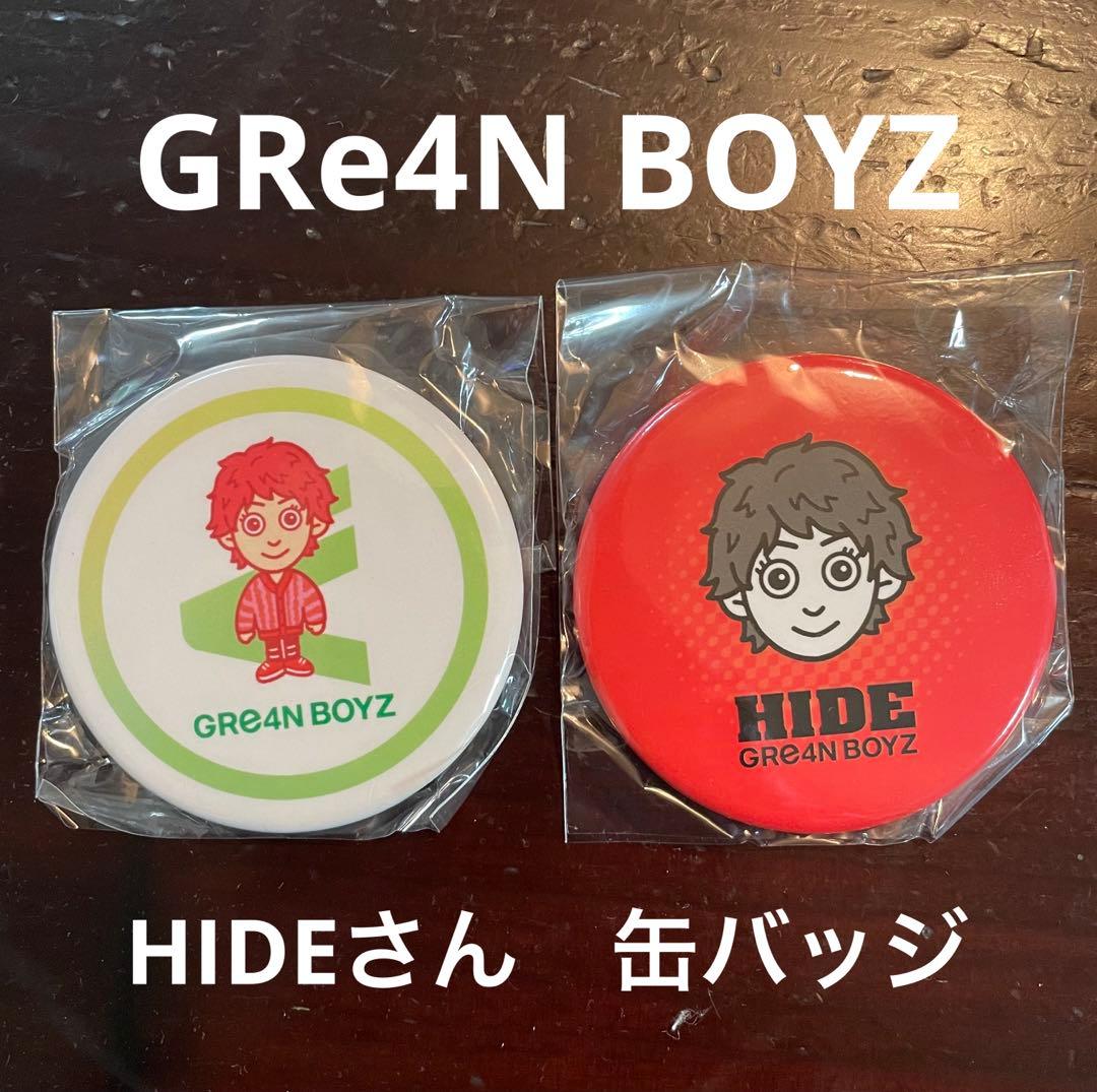 GReeeeN サイン 缶バッジ HIDE GRe4N BOYZ
