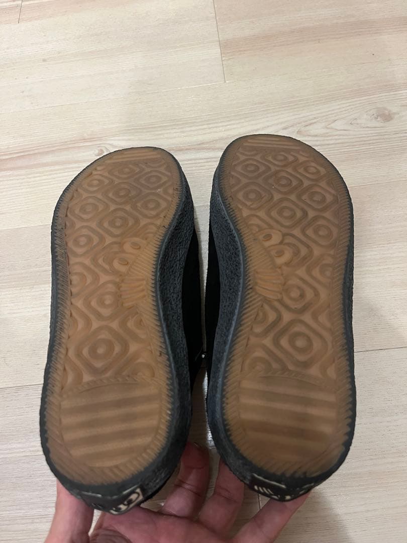 ⭐︎last resort ab黒 スエード モカシンシューズ27.5cm