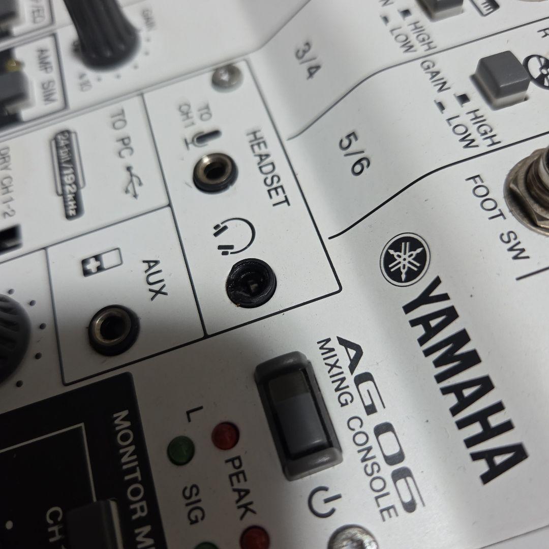 YAMAHA AG06 ジャンク品 訳あり 稼働品 本体のみ