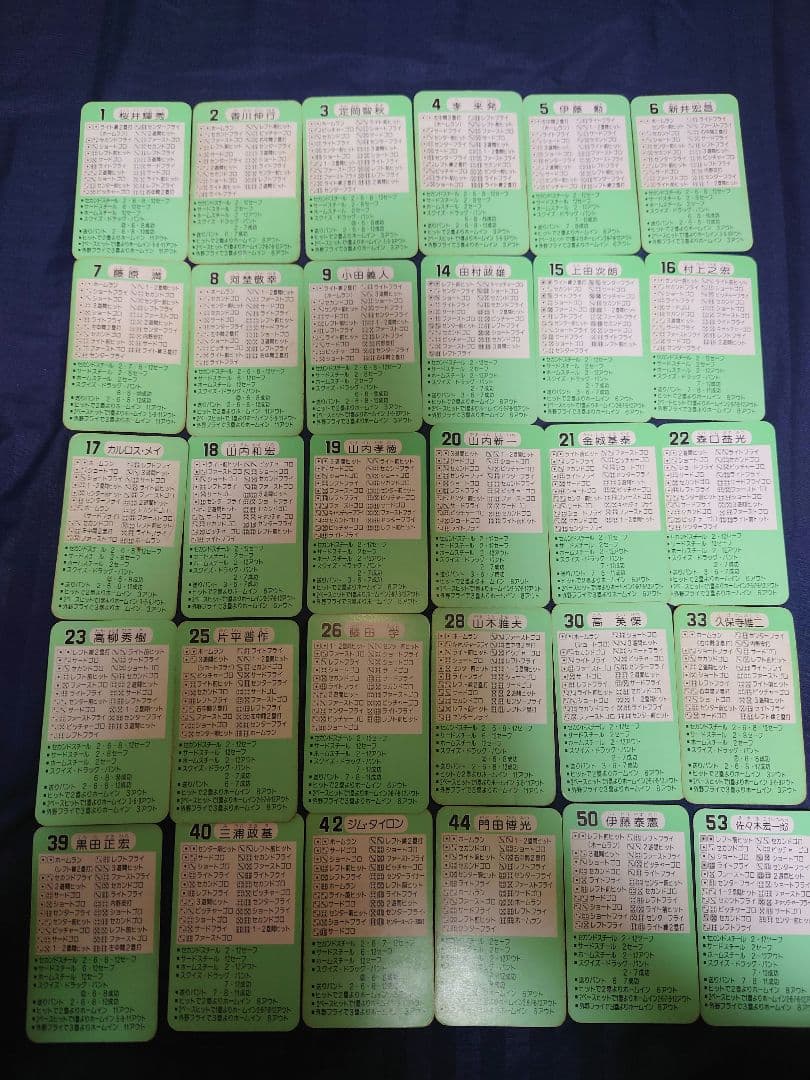 タカラ 野球カードゲーム 56年 南海ホークス