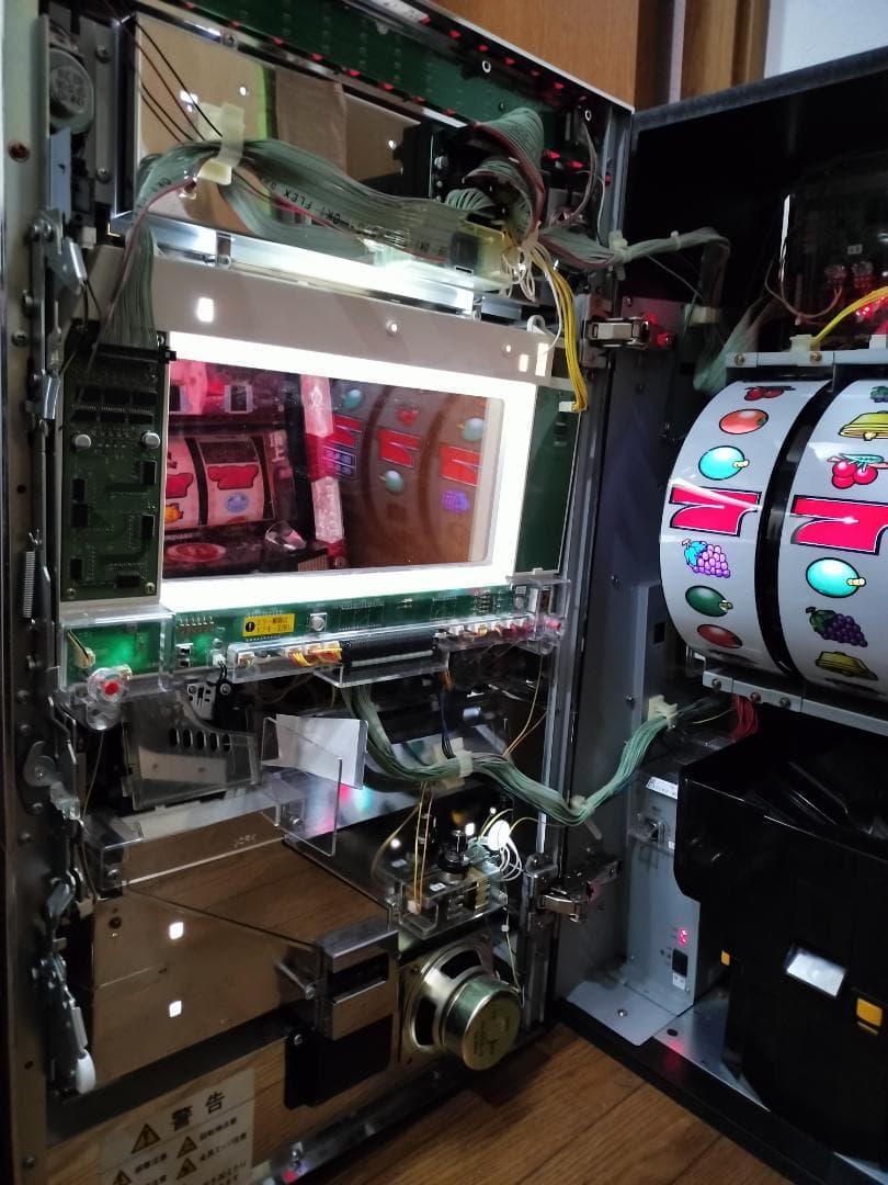 【パチスロ実機】エマ★ニューペガサスブラック【オートプレイ付不要機付】