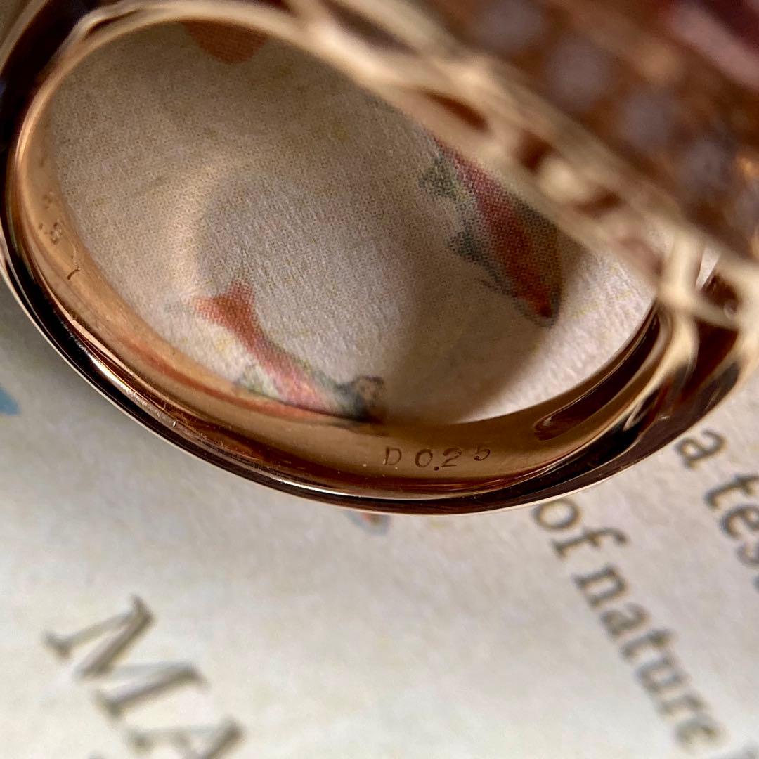 専用です　ピンクゴールド モルガナイト3.57ct ダイヤモンド　指輪　リング