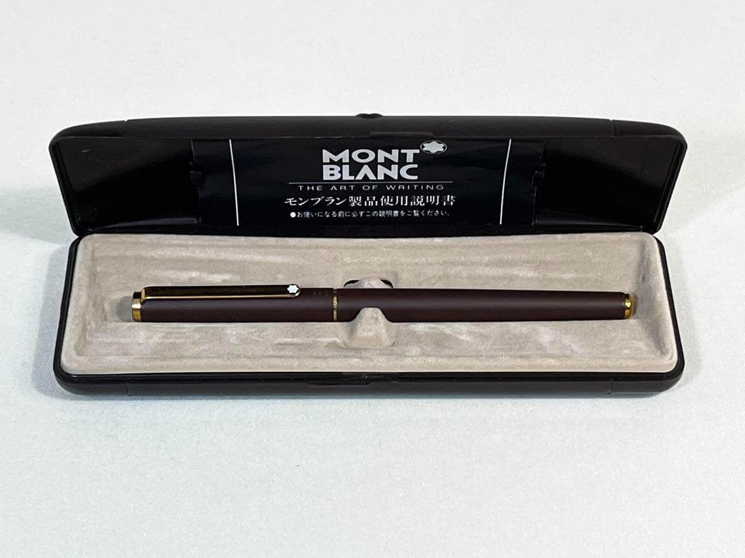 超絶希少★モンブラン・スリムライン万年筆 幻の新品未使用で貴重なボルドー・ボディ 超絶希少☆モンブラン・スリムライン万年筆 幻の新品未使用で貴重な