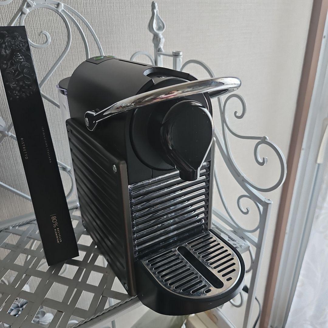 ネスプレッソ カプセル式コーヒーメーカー ピクシーツー チタン C61-TI-W