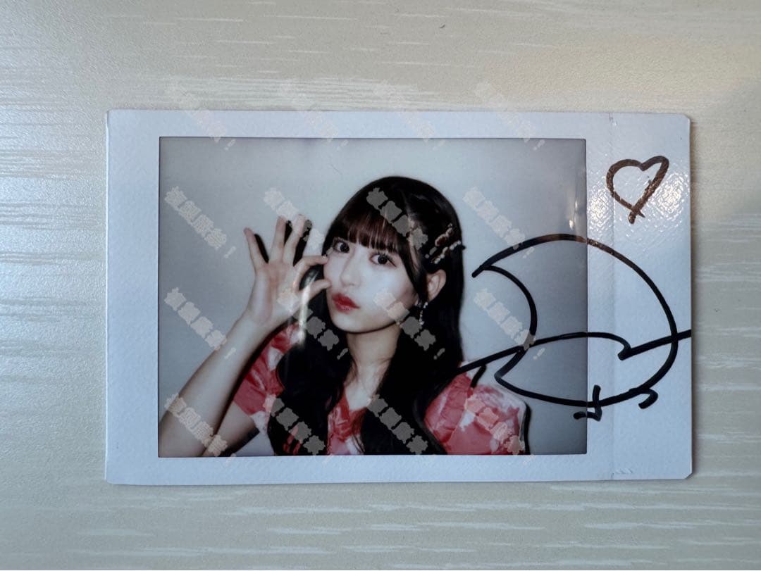 月足天音 サイン入りチェキ - メルカリ