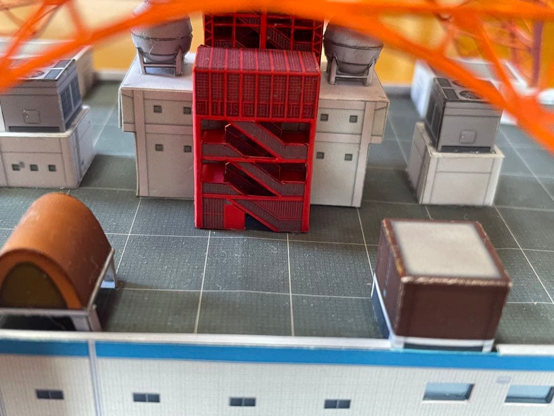 東京タワーペーパークラフト完成品1/500スケール