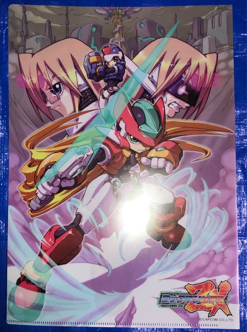 ロックマン20周年記念商品ロックマンゼロロックマンゼクスA4クリアファイル