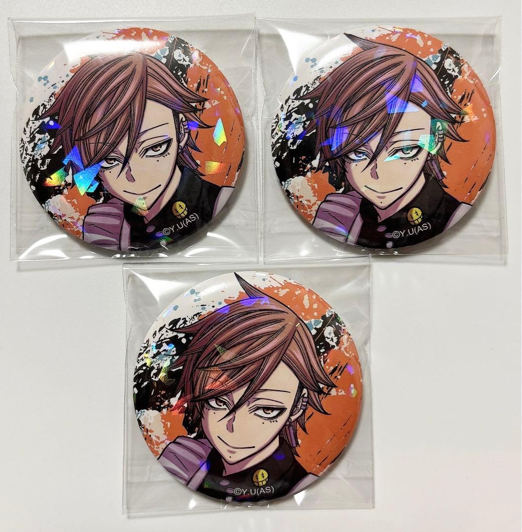 花魁坂京夜 ホログラム缶バッジ 桃源暗鬼 メイド ツリビレ マズル 花魁