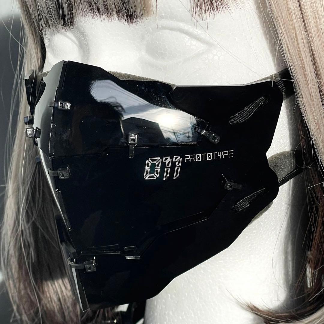 中央町戦術工芸 装甲マスクユニットmk11 gloss black - メルカリ