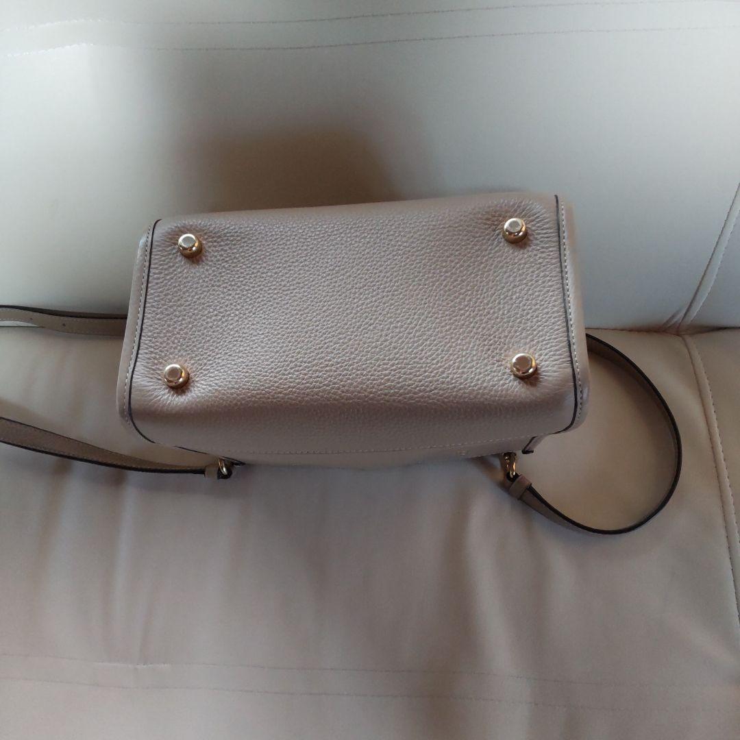 COACH ベージュ トート型ショルダーバッグ