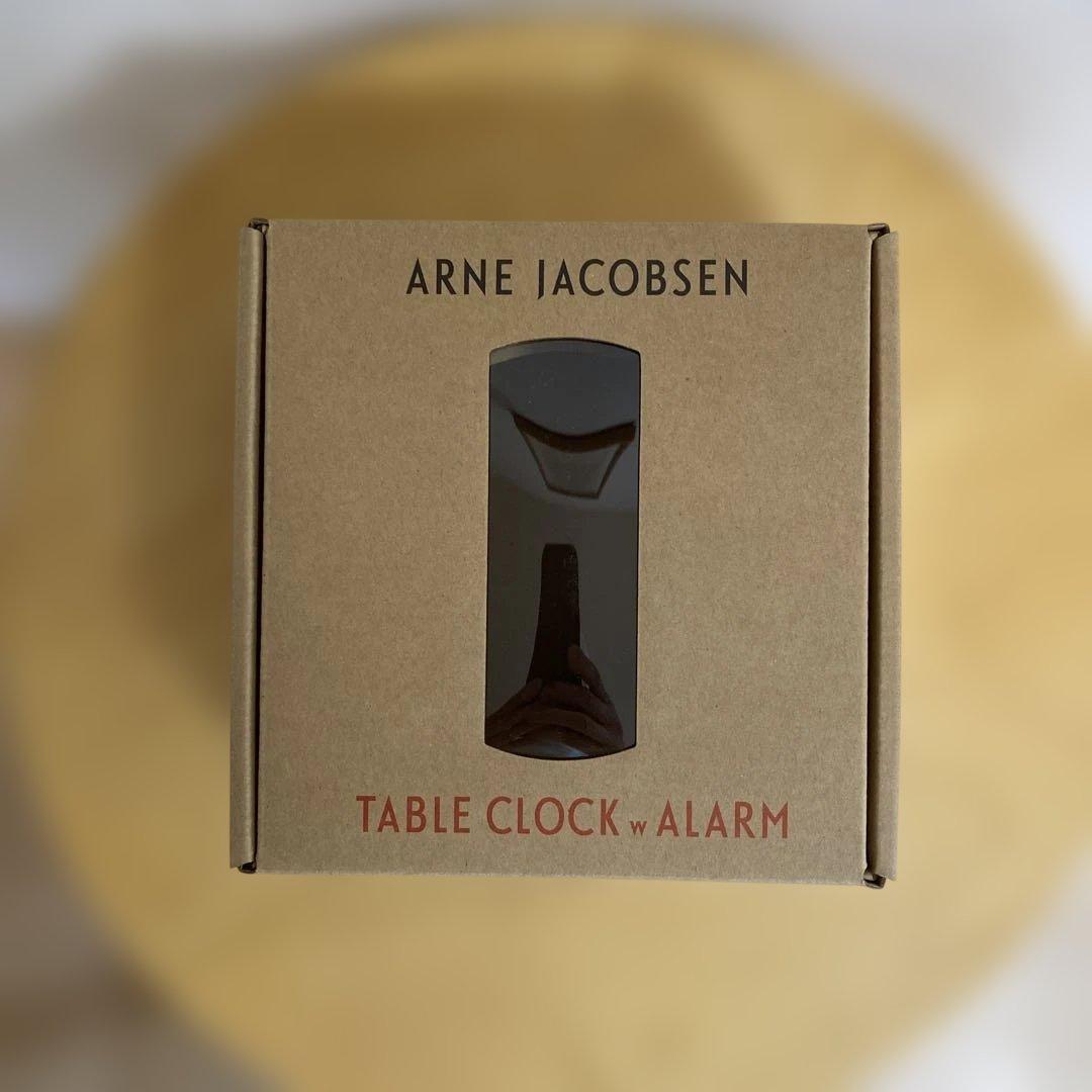 美品・箱あり】ARNE JACOBSEN アルネヤコブセン テーブルクロック