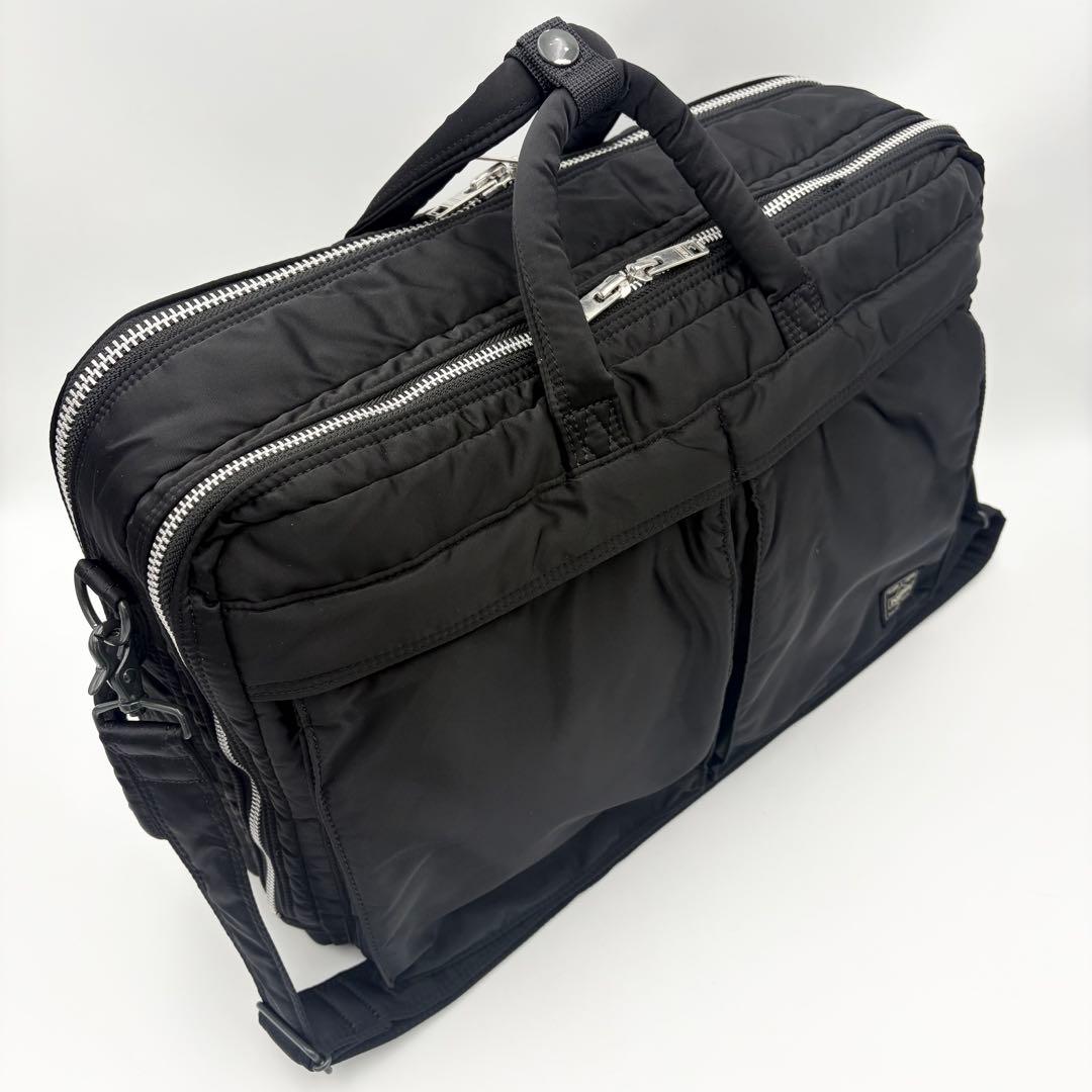 ポーター タンカー 3way ブリーフケース リュック 2層 黒 ナイロン A4