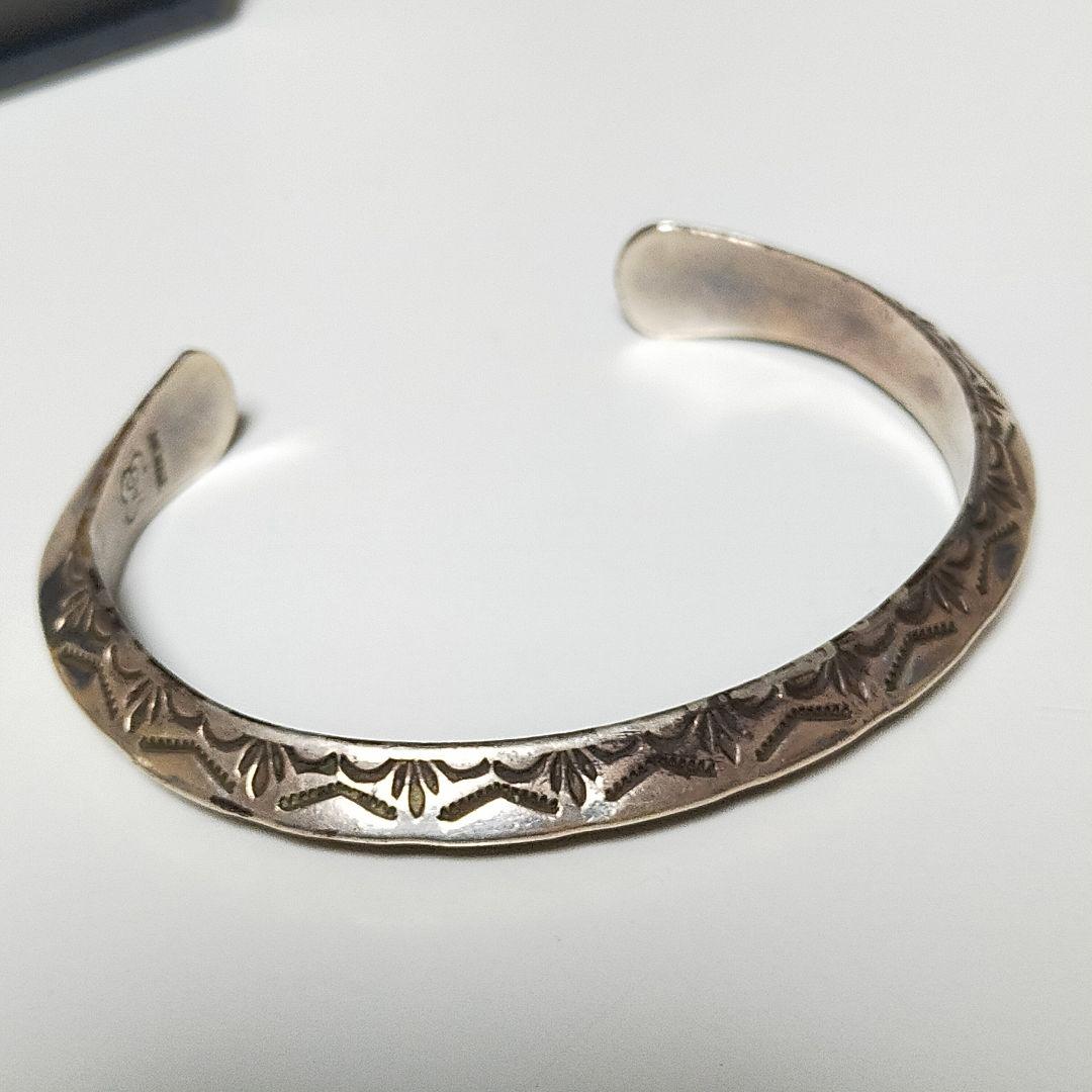 navajo ナバホ族 アーノルドグッドラック スタンプ トライアングルバングル