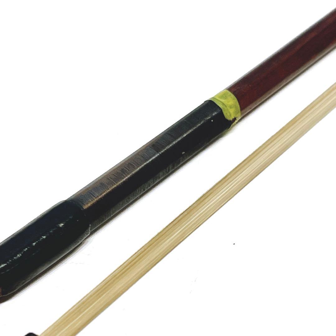 【高級】archet バイオリン弓 4/4サイズ　アルシェ　張り替え不用