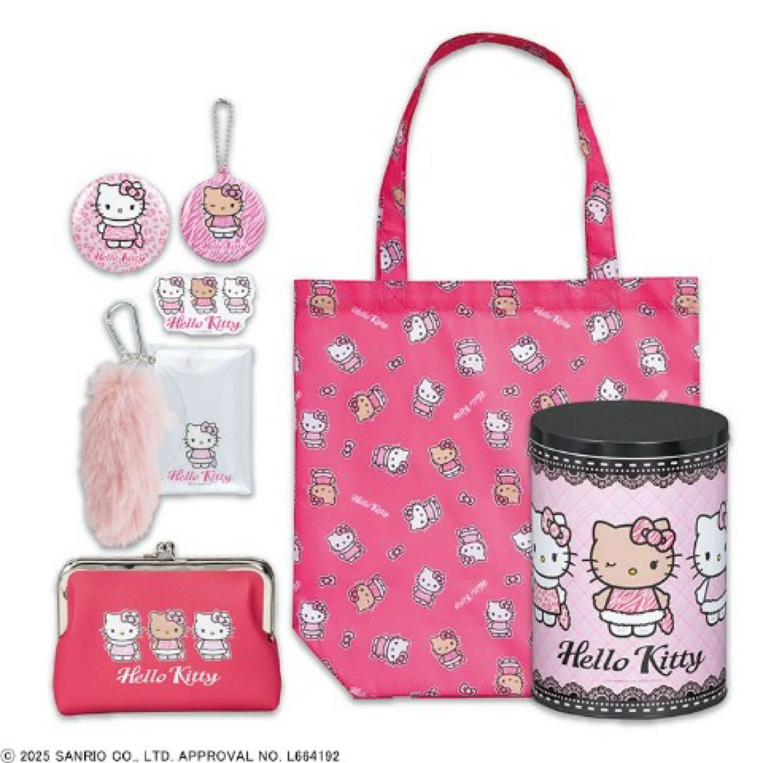 新品未開封 サンリオ ハローキティ 福缶7点セット アベイル 福袋2026