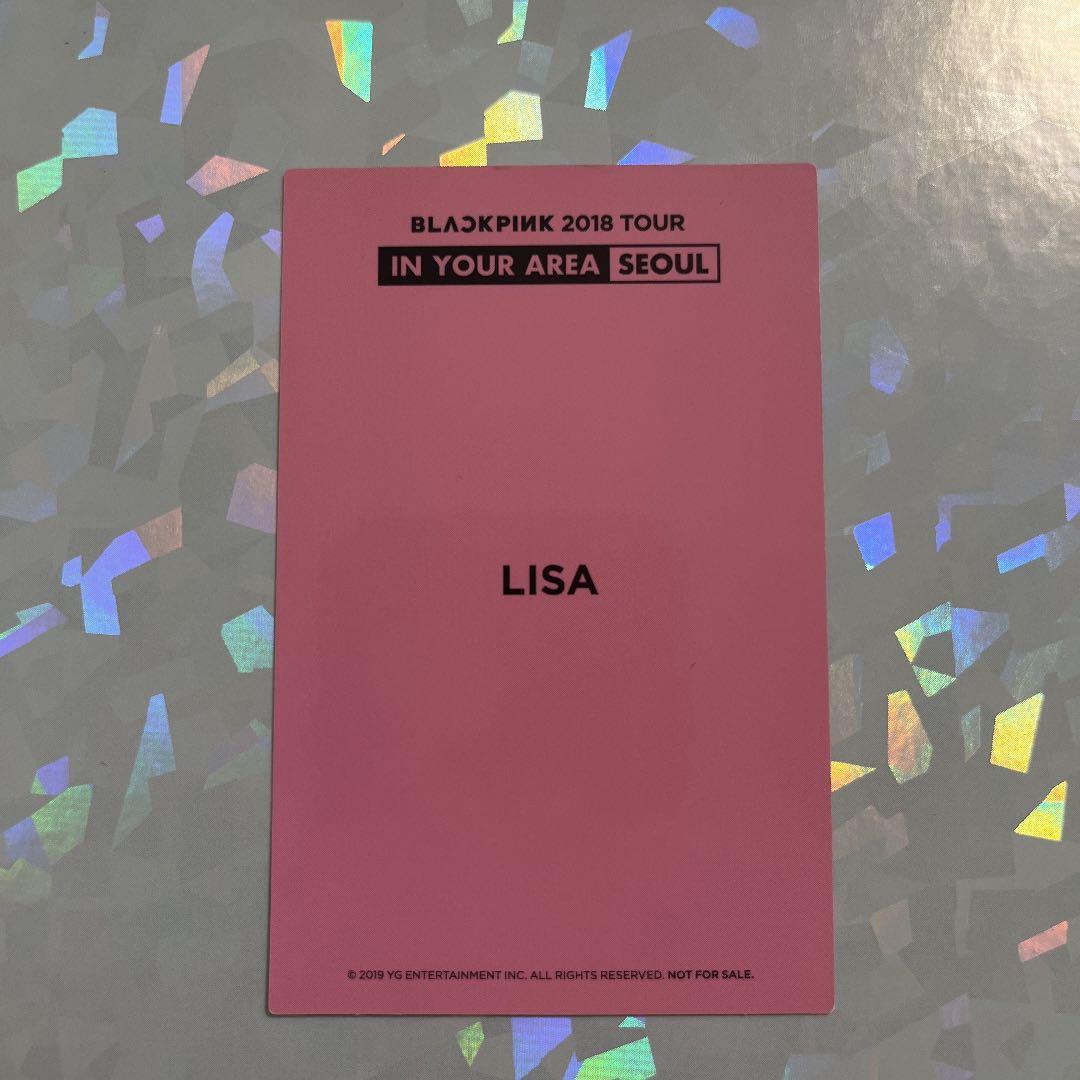 BLACKPINK 2018 TOUR SEOUL DVD トレカ　リサ