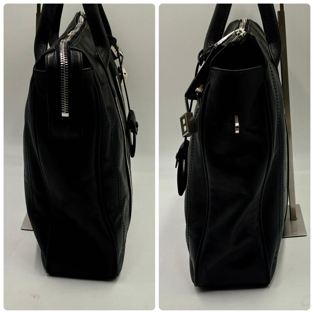 てつ　BALLY ビジネスバッグ ブリーフ トレスポ レザー 南京 A4