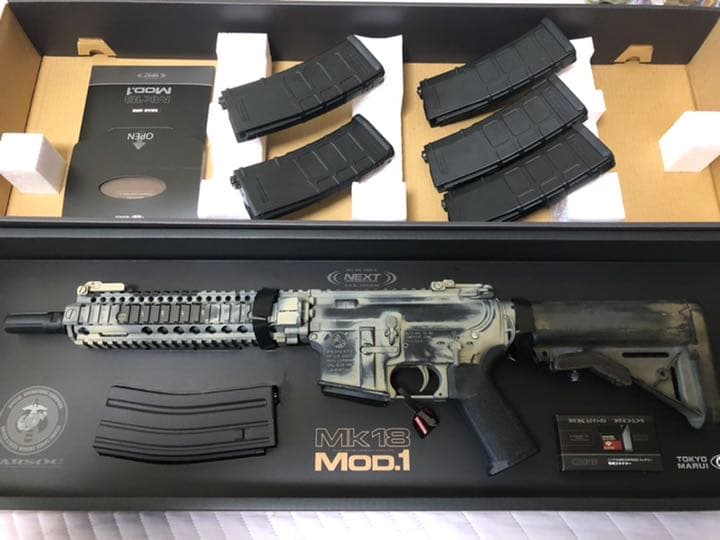 HK417 次世代電動ガン スペアマガジン2個 バッテリー付属