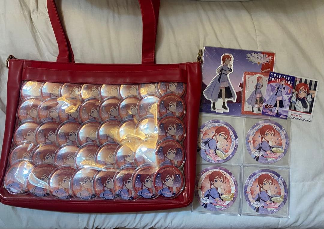 Liella 米女メイ 4th 缶バッジ40痛バッグ+アクスタ+コースター