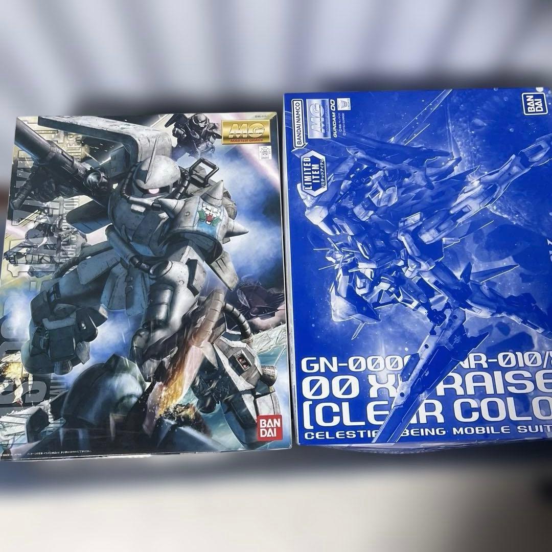 MGシンマツナガ専用ザクVer2.0のMGダブルオーライザークリアカラーのセット MG シン・マツナガ専用ザク Ver.2.0 【仕上編】 – MASTER GRADE CLUB