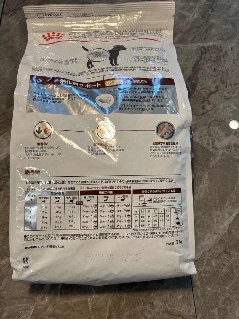 ROYAL CANIN 消化器サポート低脂肪小型犬用 3kg