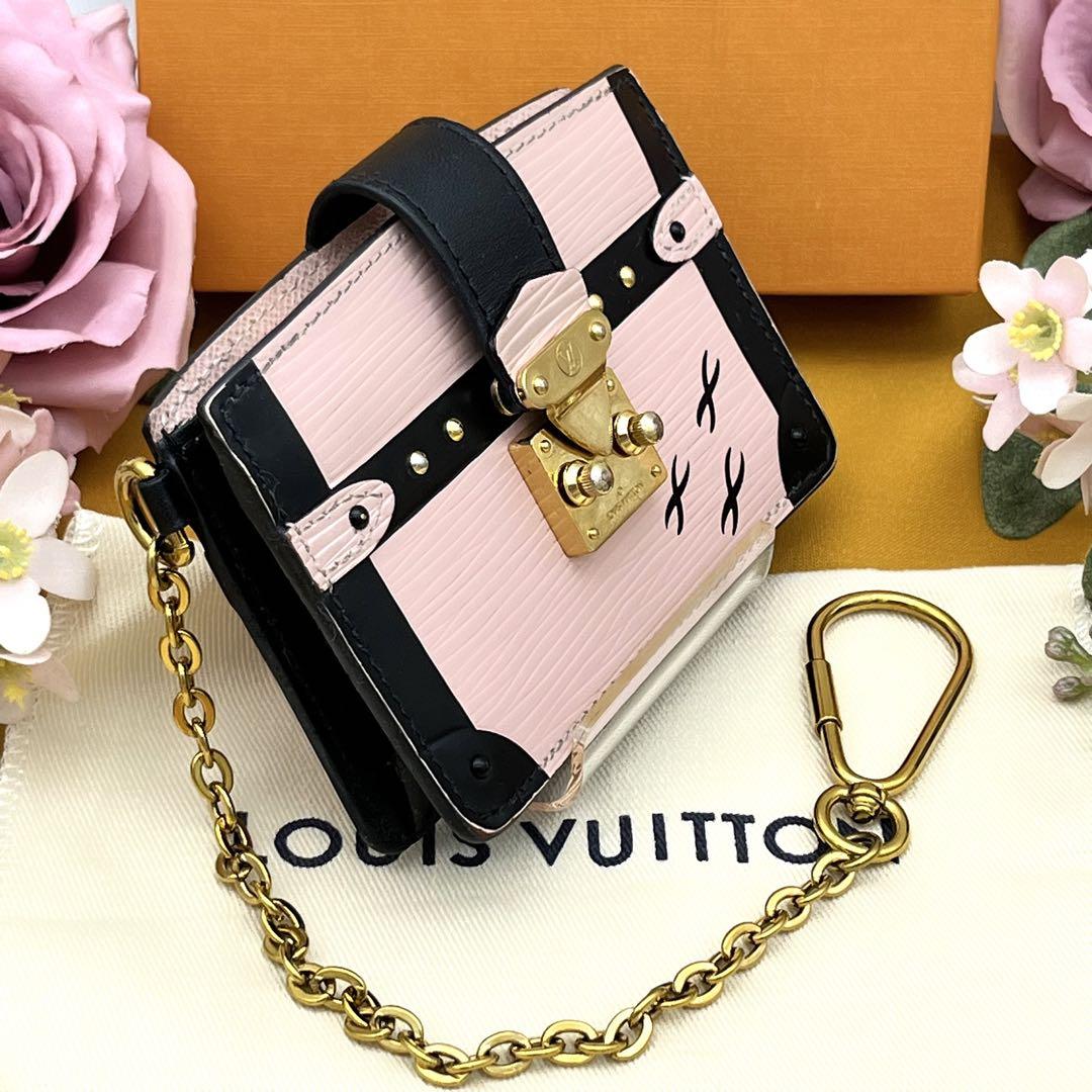 Leaルイヴィトン　エピ ミュルティカルト ローズバレリーヌ ケース