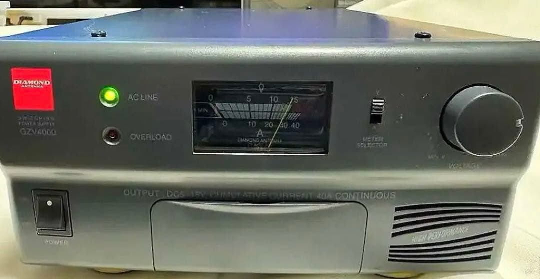 ダイヤモンドアンテナ スイッチング安定化電源 40アンペア GZV4000