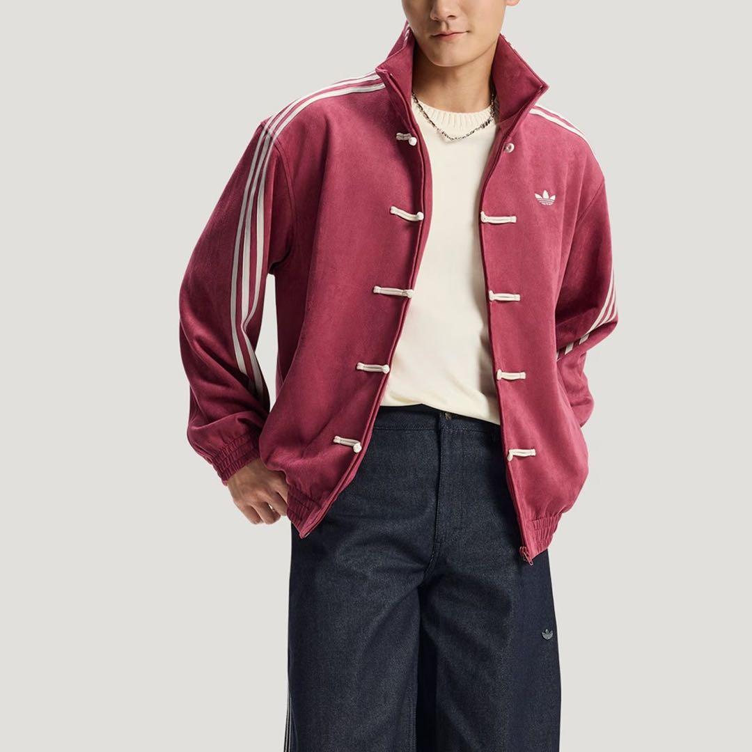 adidasアディダス 中国限定 蛇年トラックジャケット 赤Sサイズ”