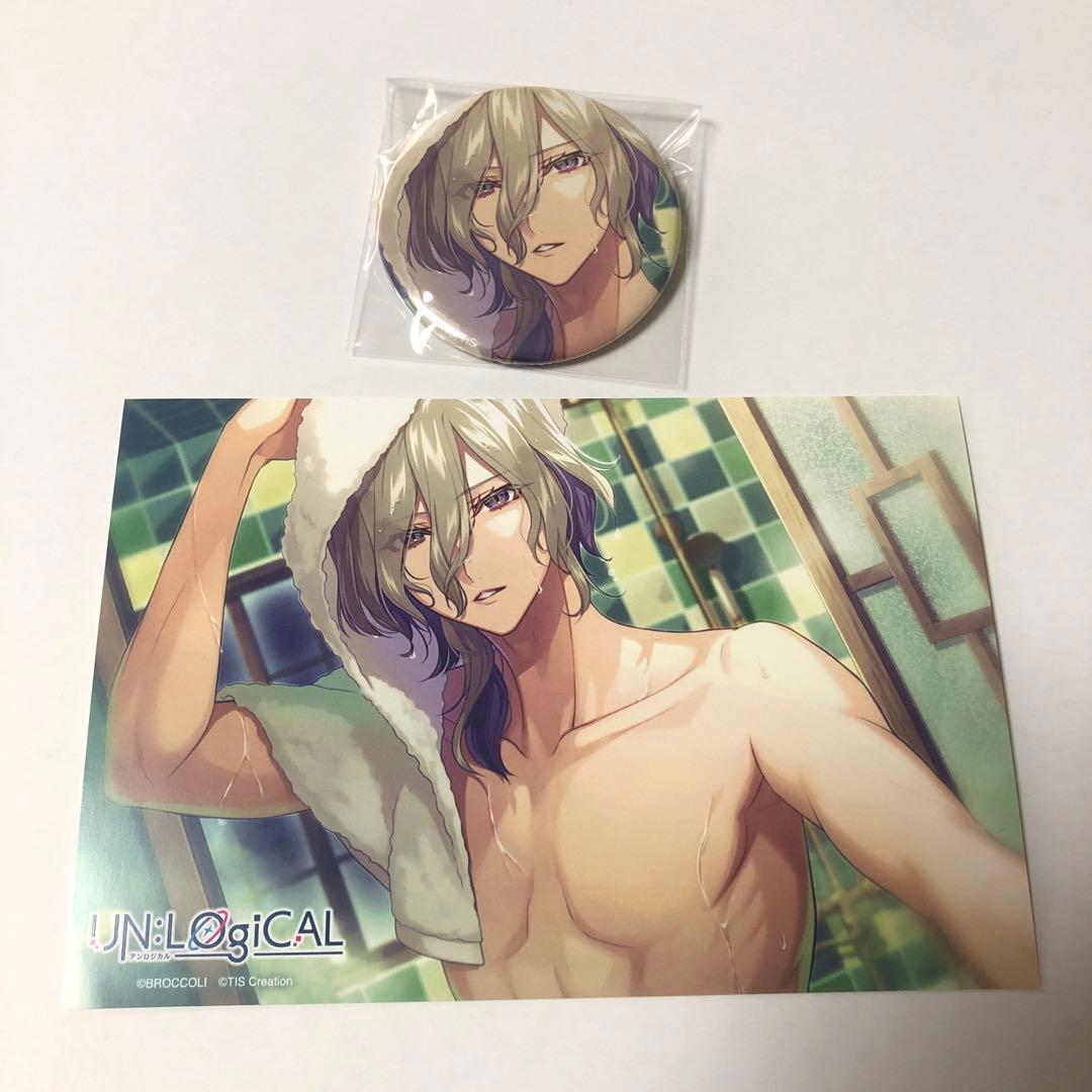 UN:LOGICAL アンロジカル HMV 特典 缶バッジ ポストカード アン