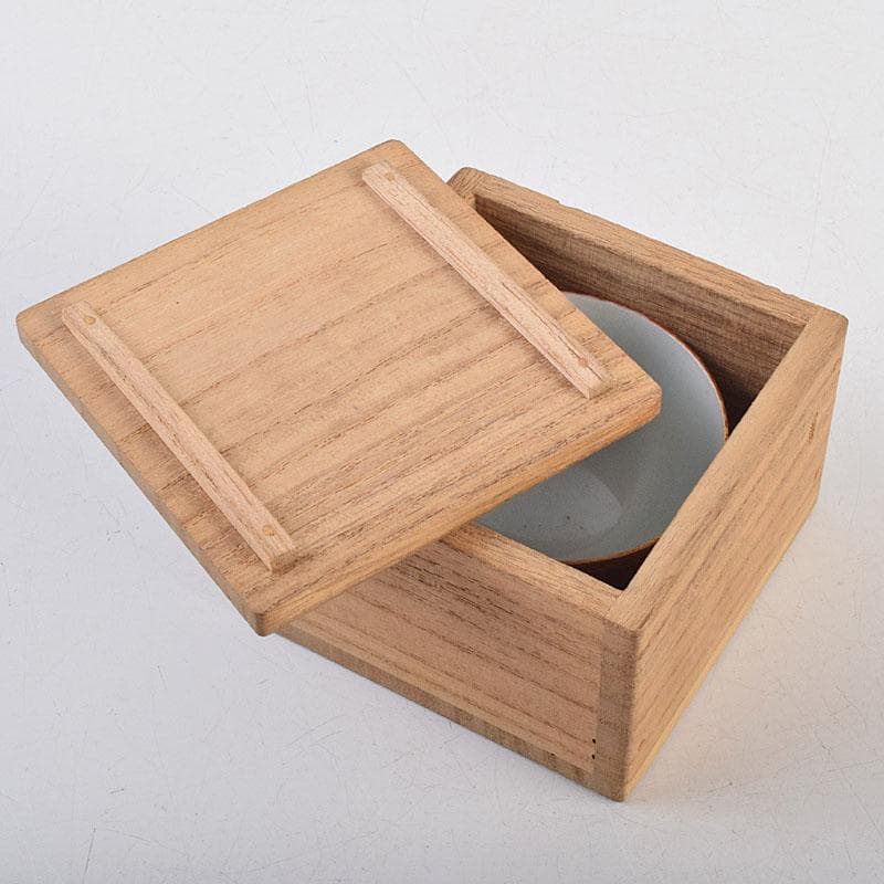 永楽善五郎　大日本永楽造　赤地　金襴手　酒呑　ぐい呑　共箱　C　9164