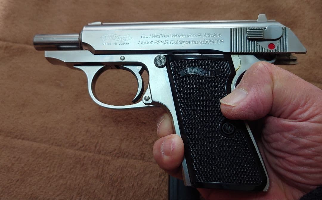 【超美品】マルゼン　ワルサーPPK/S ガスガン　(ジャンク)