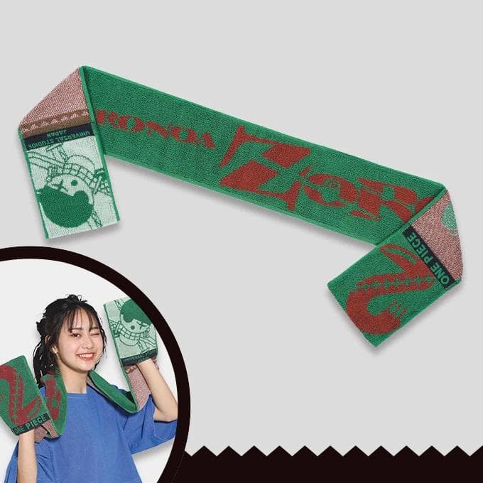 610◇ポケット付き マフラータオル ゾロ USJ 2022 ONE PIECE