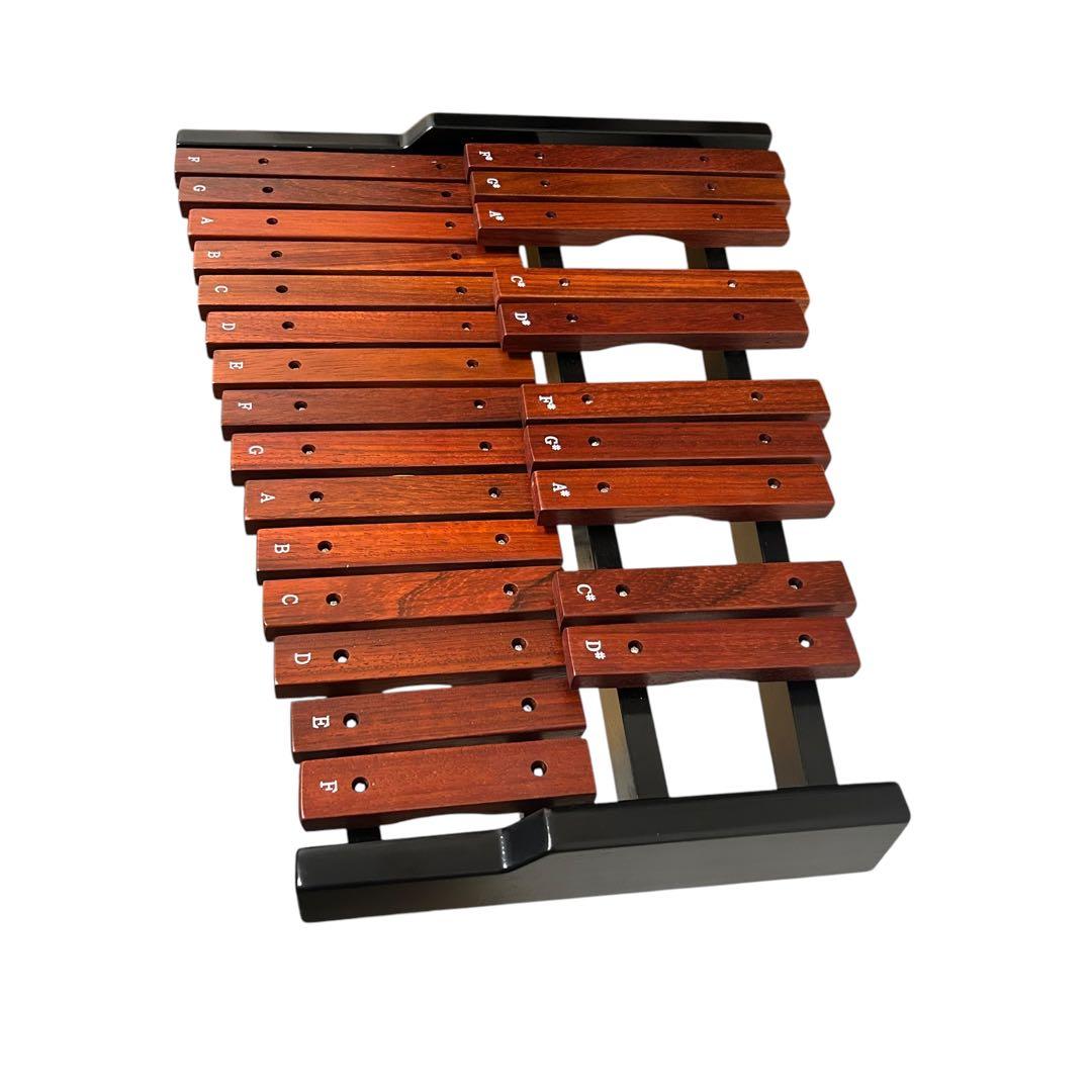 美品Enhong 25音 卓上木琴 マレット、スタンド付き - メルカリ