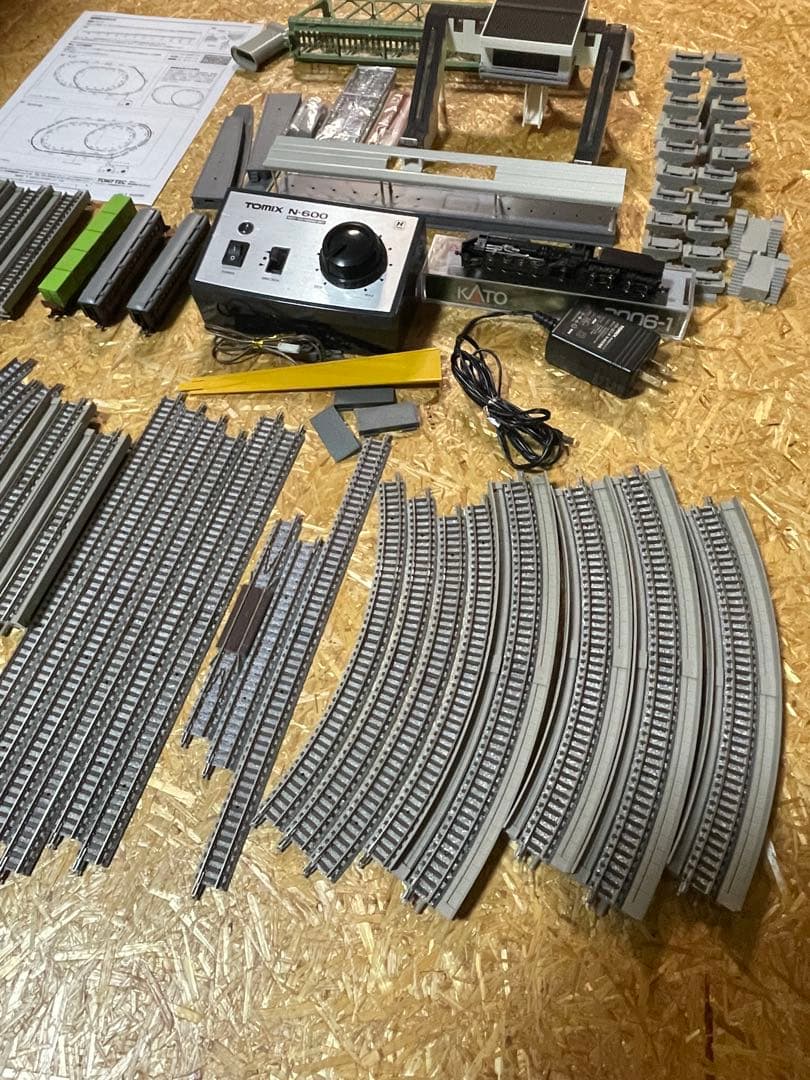 Nゲージ TOMIX立体交差レールセット 機関車つき