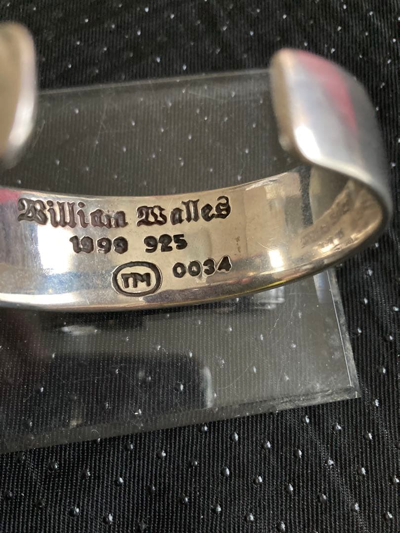 廃盤ウィリアムウォレスシルバー925スティングレイクロスバングル