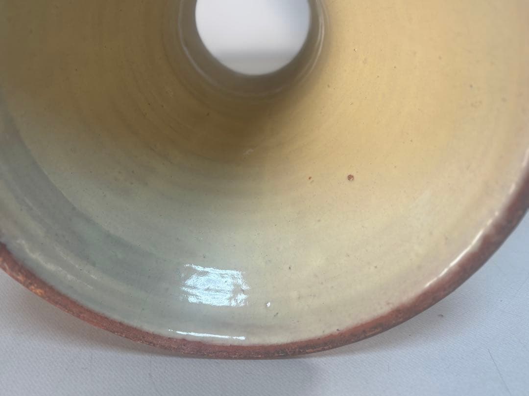 アンティーク　メキシコ　プエブラ タラベラ カップ型ポット