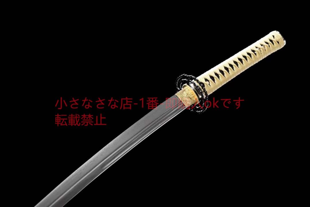 模様鋼小烏丸『滴金鞘小烏丸』古兵器 武具　刀装具　日本刀　模造刀 居合刀