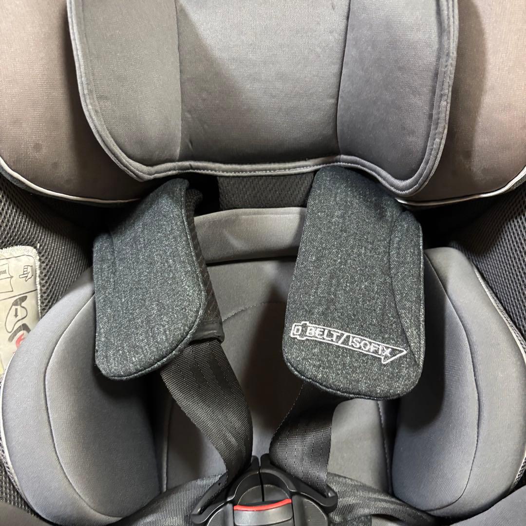 【美品】アップリカ　チャイルドシート　クルリラプレミアム　プレミアムグレー