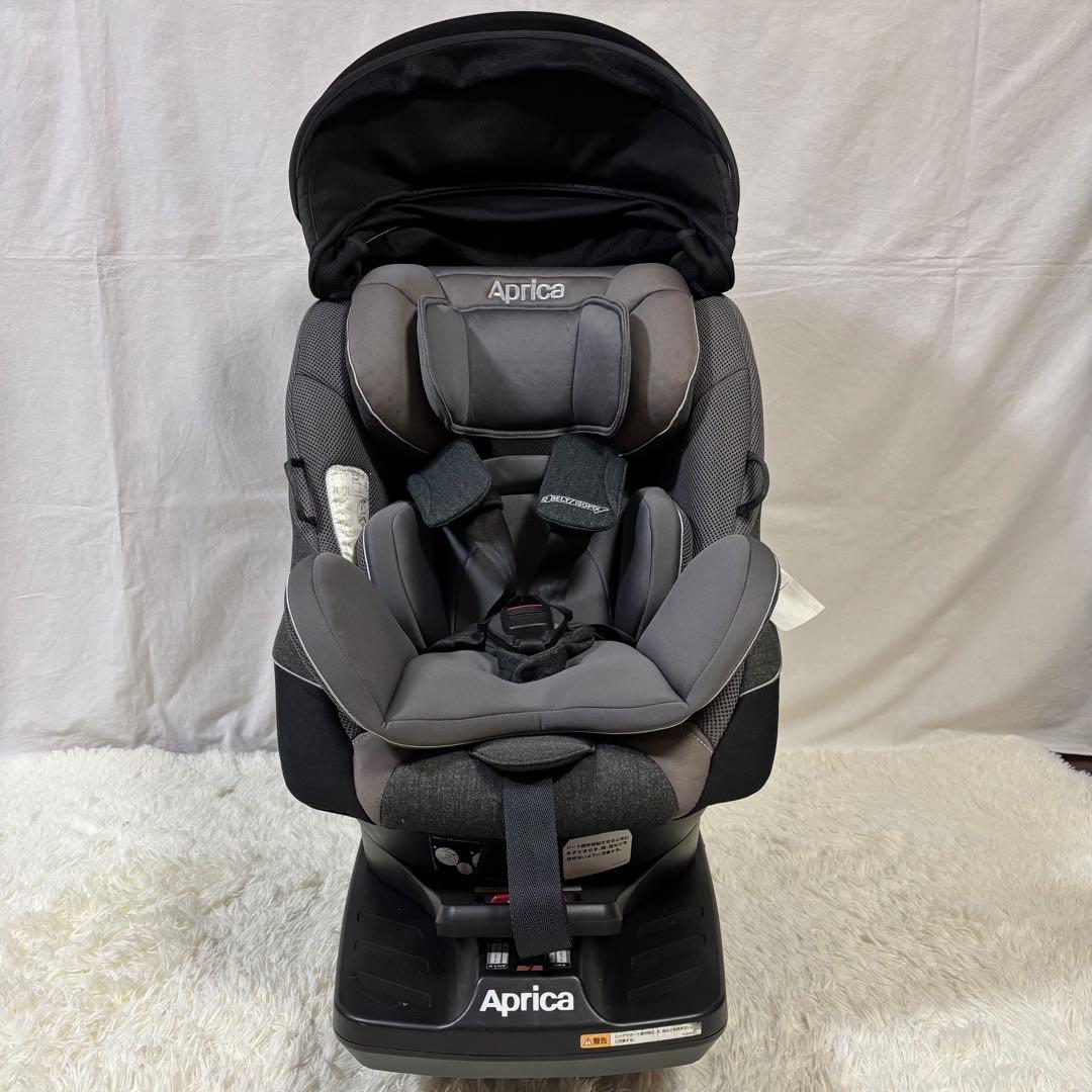 【美品】アップリカ　チャイルドシート　クルリラプレミアム　プレミアムグレー