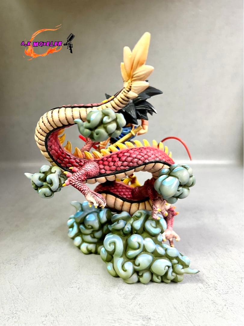 ドラゴンボール リペイントフィギュア バイバイ孫悟空 神龍 シェンロン