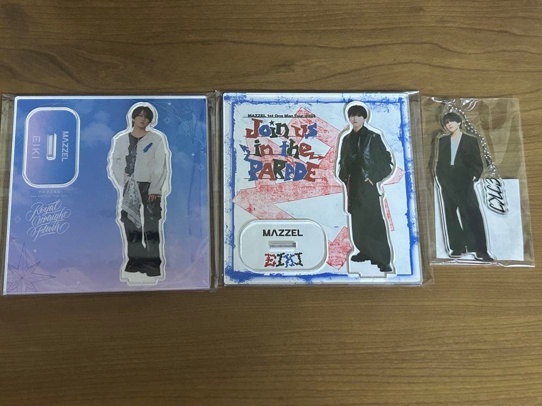 新品未開封】MAZZEL EIKI アクスタ アクキー 3点セット - メルカリ