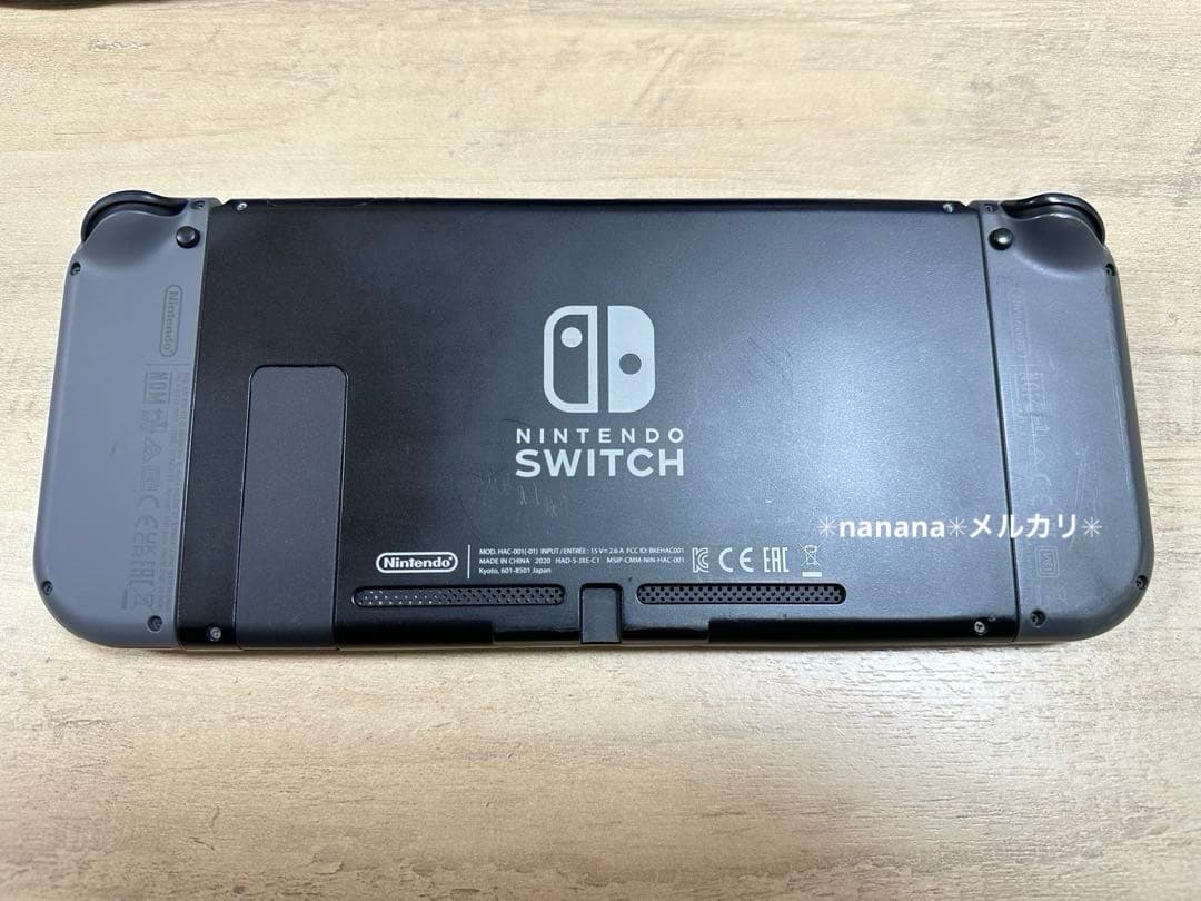 Nintendo Switch 本体 グレー バッテリー強化版 箱付 動作確認済