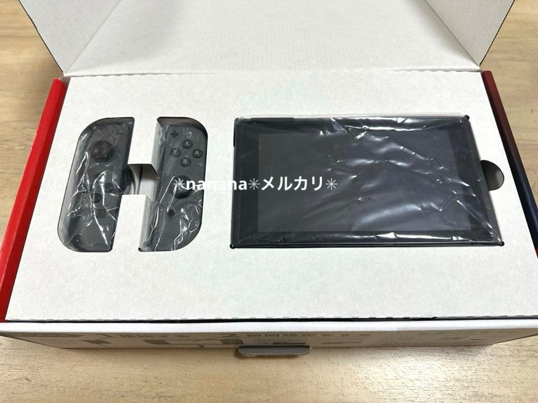 Nintendo Switch 本体 グレー バッテリー強化版 箱付 動作確認済